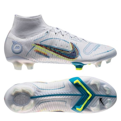 Nike Mercurial Superfly 8 Elite FG The Progress - Grijs/Blauw