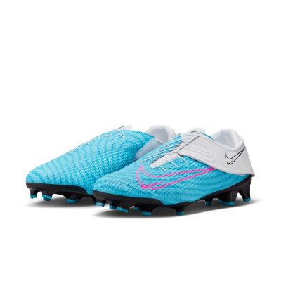 Nike Phantom Gt 2 Academy Flyease Mg Blast - Blauw/roze/wit/blauw - Kunstgras (Ag) / Natuurgras (Fg), maat 44½