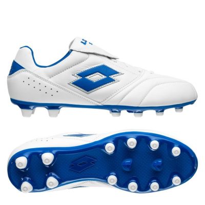 Lotto Stadio 200 III FG - Wit/Blauw