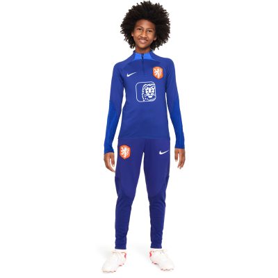 Nike Nederland Strike Trainingspak 2022-2024 Kids Blauw Wit