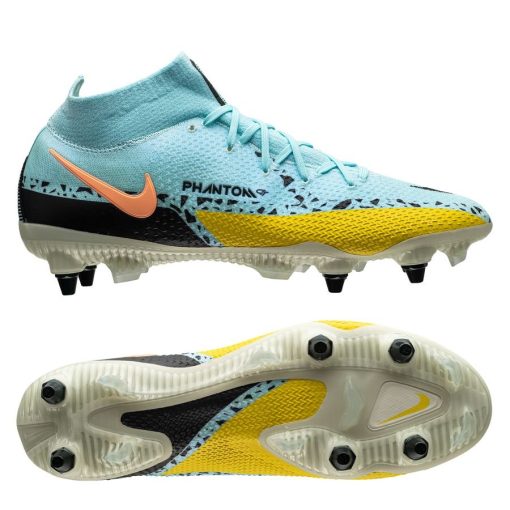 Nike Phantom GT 2 Elite DF SG-PRO SPELERS EDITIE Lucent - Turquoise/Zwart/Geel