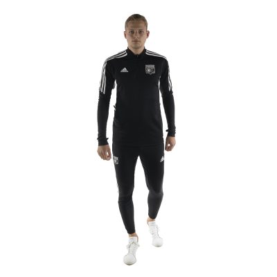 adidas Olympique Lyon Trainingspak 2022-2023 Zwart