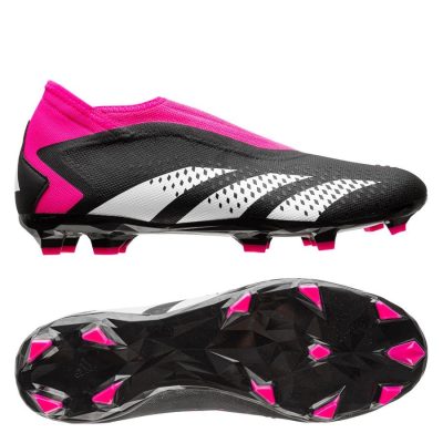 adidas Predator Accuracy .3 Laceless FG Own Your Football - Zwart/Wit/Roze