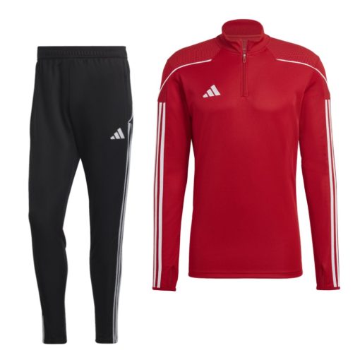 adidas Tiro 23 League 1/4-Zip Trainingspak Rood Zwart