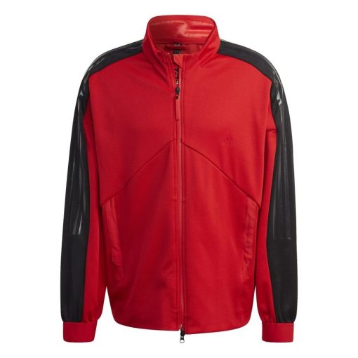 adidas Track Top Tiro - Rood/zwart, maat Medium