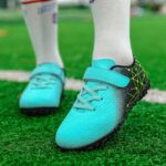 Voetbalschoenen voor Kinderen met Lage Noppen voor Kunstgras en Binnen