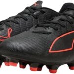 PUMA ULTRA 6 PLAY FG/AG Unisex Sportschoenen - Puma Black-Puma Red
