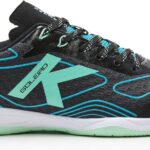 Zwarte zaalvoetbalschoenen Heren voor Futsal en Binnen Sporten