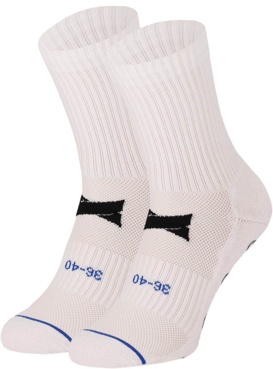 889x1200-1 Gripsokken - Unisex - Maat 31 t/m 48 - 2-Paar - gripsokken voetbal - pilates sokken - yoga sokken - gripsokken - antislip sokken - Afbeelding 1