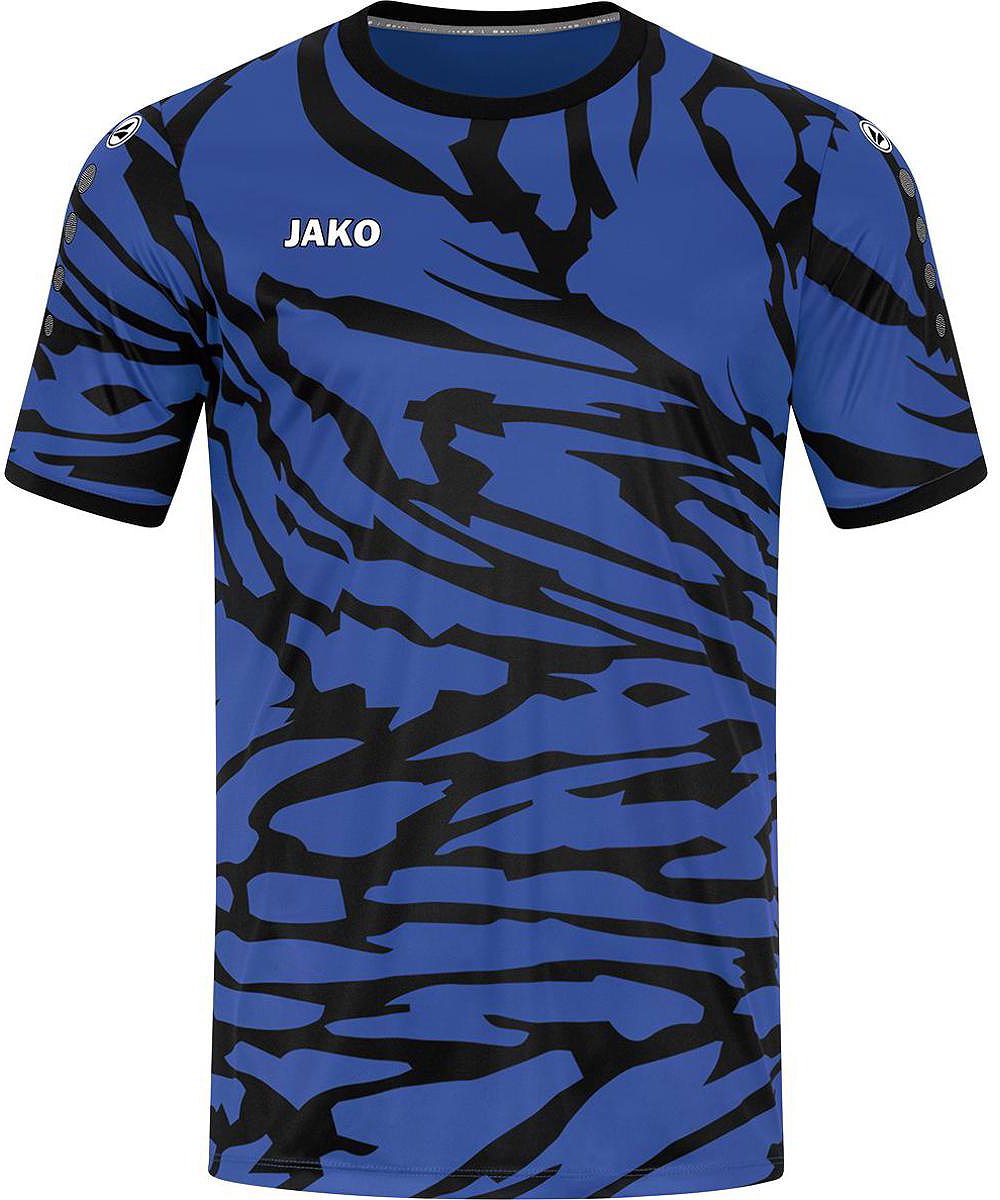 1000x1200-19 Jako Animal Shirt Korte Mouw Heren - Sportroyal / Zwart | Maat: S - Afbeelding 1