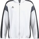 Erima Celebrate 125 Trainingsjack Met Capuchon Heren - Wit / Zwart | Maat: L