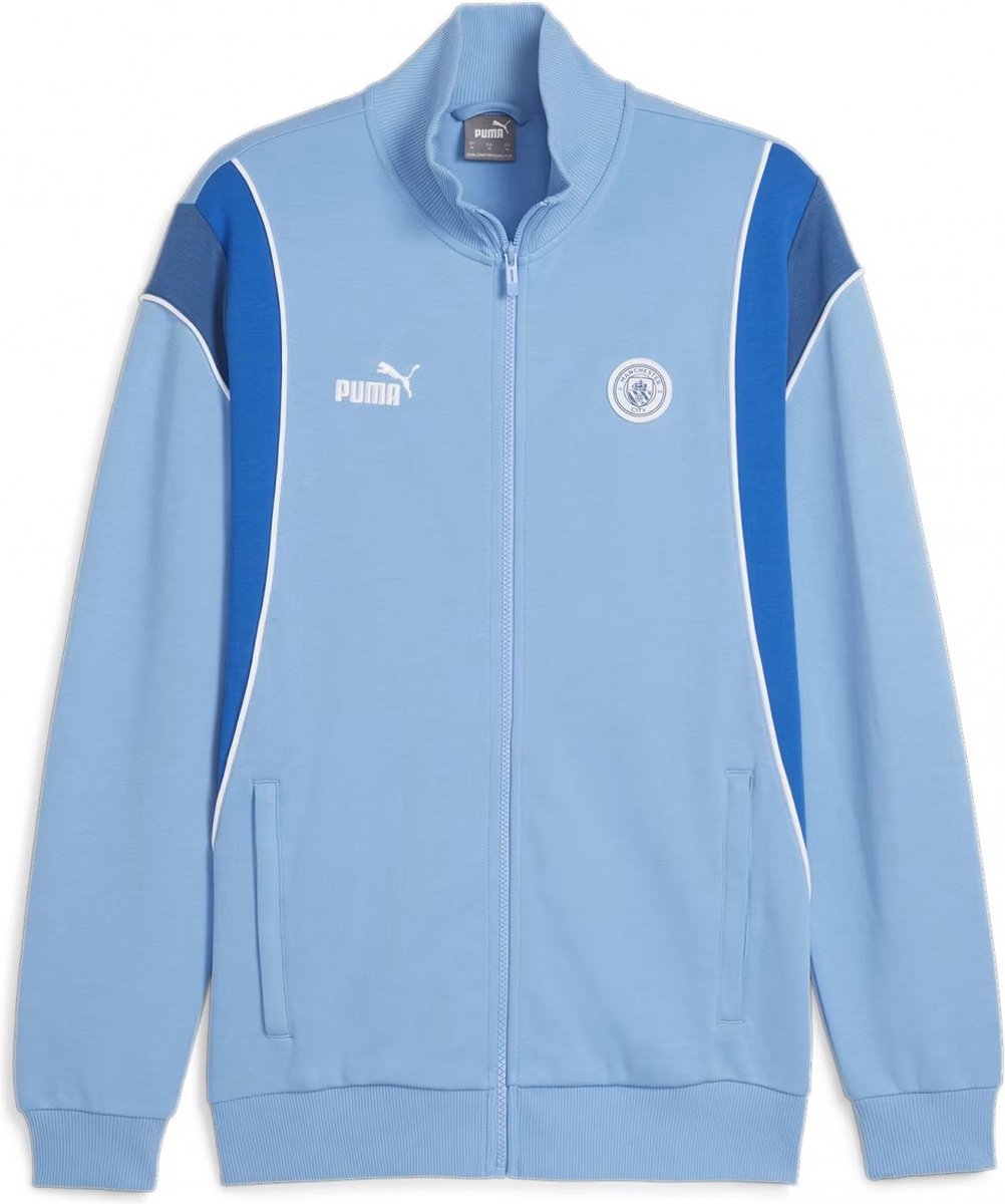 1002x1200-33 Puma Veste football Mcfc Archive Jkt - Afbeelding 1