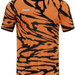 Jako Animal Shirt Korte Mouw Heren - Fluo Oranje / Zwart | Maat: L