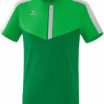 Erima Squad T-Shirt Heren - Fern Green / Smaragd / Silver Grey | Maat: 3XL
