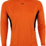 KWD Sportshirt Bueno lm, mt 164/S, oranje/zwart