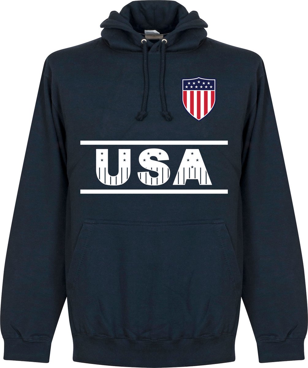 1005x1200-2 Verenigde Staten Team Hoodie - Navy - M - Afbeelding 1