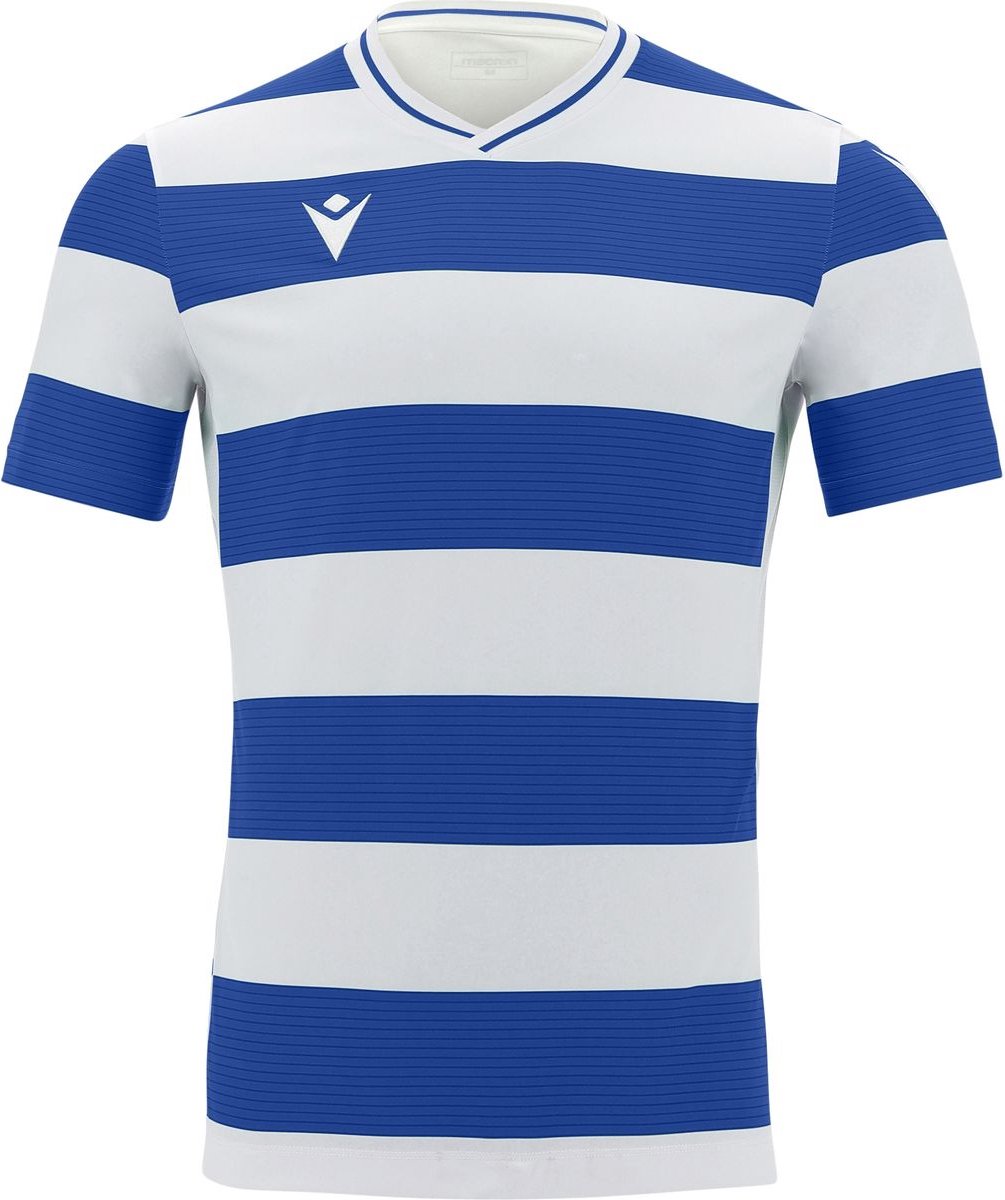 1005x1200-29 Macron Alcyon Shirt Korte Mouw Heren - Wit / Royal | Maat: 3XL - Afbeelding 1