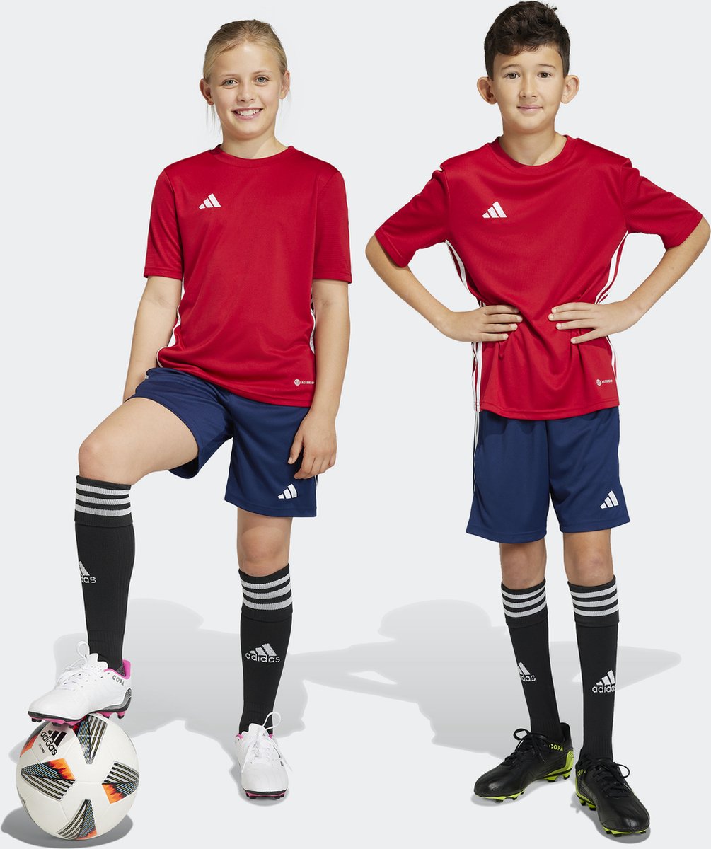 1005x1200-3 adidas Performance Tiro 23 League Training Short - Kinderen - Blauw- 116 - Afbeelding 1