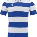 Macron Alcyon Shirt Korte Mouw Heren - Wit / Royal | Maat: L