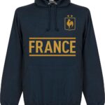 Frankrijk Team Hoodie - Navy - Kinderen - 152