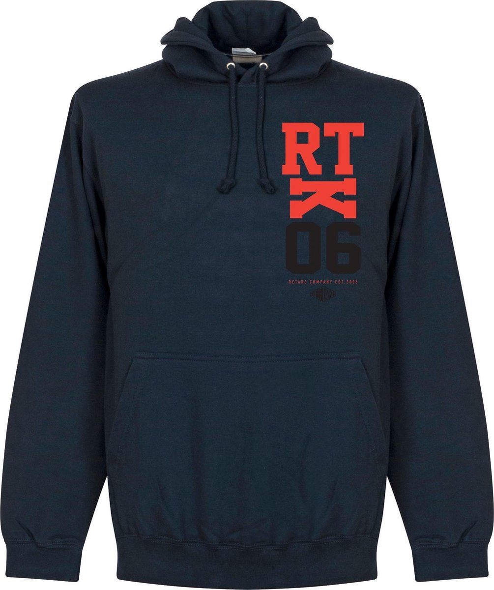 1005x1200-49 Retake RTK06 Hoodie - Navy - M - Afbeelding 1