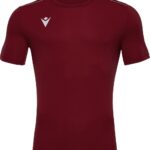 Macron Rigel Hero Shirt Korte Mouw Heren - Bordeaux | Maat: M