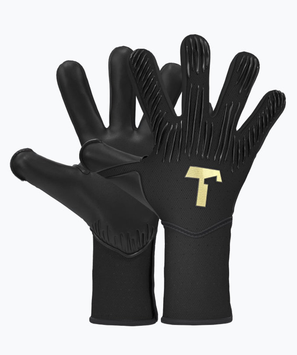 1006x1200-22 T1TAN Rebel 2.0 Black-Out Keepershandschoenen volwassenen & jongeren - met vingerbescherming - Maat 10 - Afbeelding 1