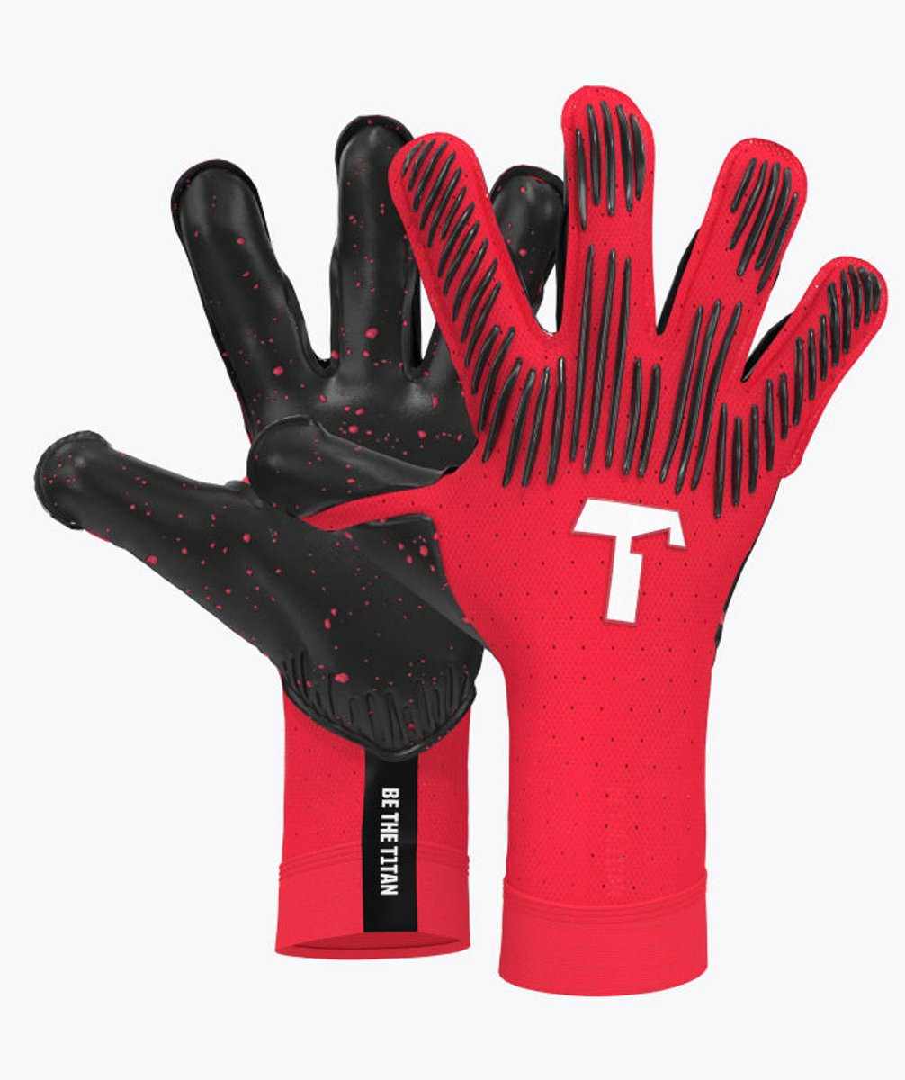 1006x1200-9 T1TAN Rebel 2.0 Solar Red Keepershandschoenen volwassenen & jongeren - Maat 8 - Afbeelding 1