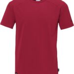 Uhlsport Id T-Shirt Heren - Bordeaux / Zwart | Maat: S
