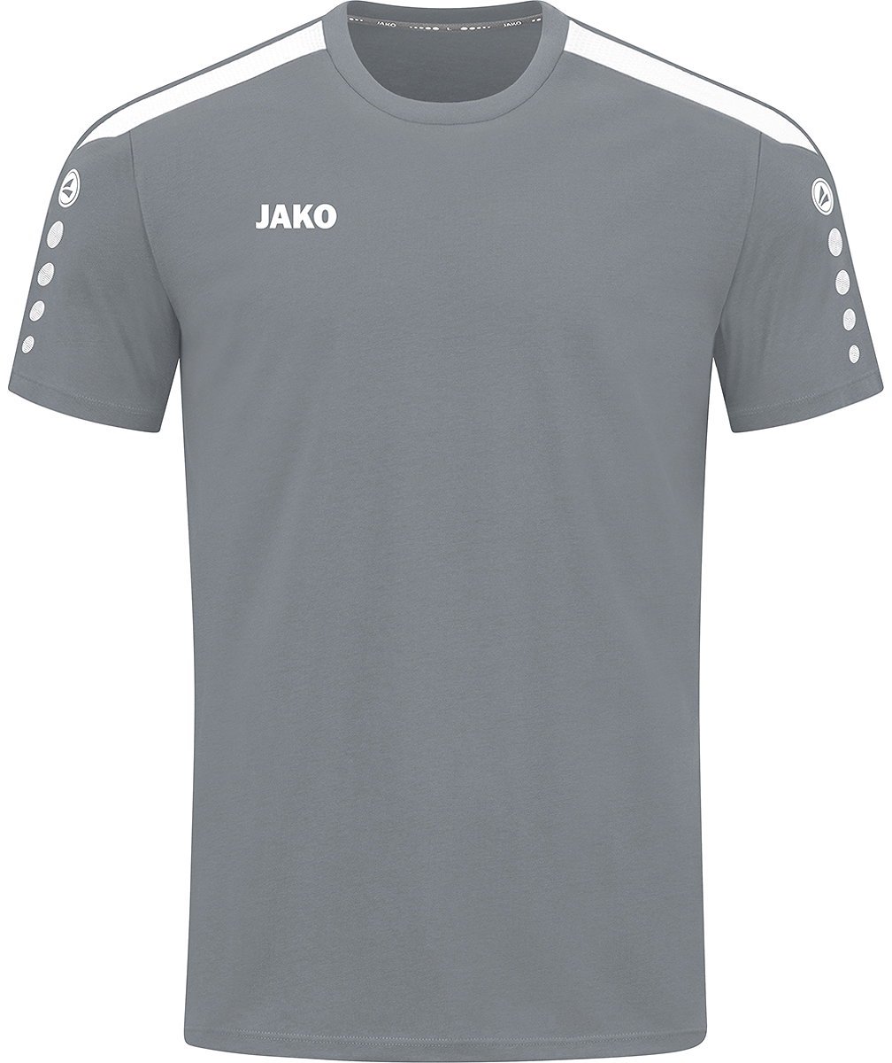 1008x1200-133 Jako Power T-Shirt Dames - Steengrijs | Maat: 44 - Afbeelding 1