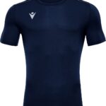 Macron Rigel Hero Shirt Korte Mouw Kinderen - Marine | Maat: 116