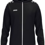 Jako One Jas Met Kap Heren - Zwart | Maat: L