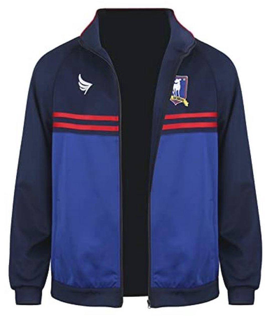 1008x1200-62 Funhoo Heren Ted Jason Sudeikis mantel Voetbal Trainer Coach Blauw Sport Vrije Tijd Trainingspak voor Volwassenen - Afbeelding 1