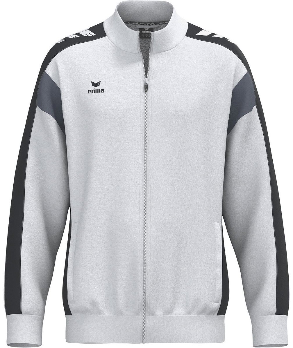 1008x1200-77 Erima Celebrate 125 Trainingsjack Heren - Wit / Zwart | Maat: L - Afbeelding 1