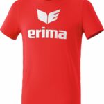 Erima Promo T-Shirt Heren - Rood / Wit | Maat: 3XL