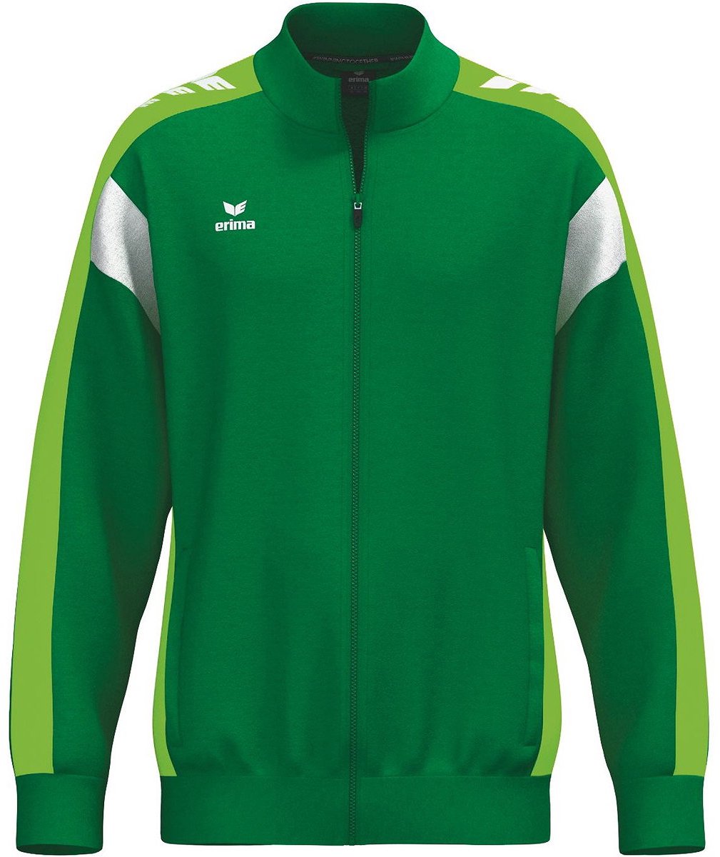 1009x1200-45 Erima Celebrate 125 Trainingsjack Heren - Smaragd / Green Gecko | Maat: L - Afbeelding 1