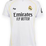 Mbappé Real Madrid Thuis Shirt Kinderen 25/26 - Maat 140 - Voetbalshirt - Sportkleding - Jongens & Meisjes - Kylian Mbappé - Polyester - Wit