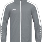 Jako Power Regenjas Kinderen - Steengrijs | Maat: 140