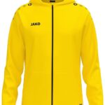 Jako One Jas Met Kap Heren - Geel | Maat: XXL
