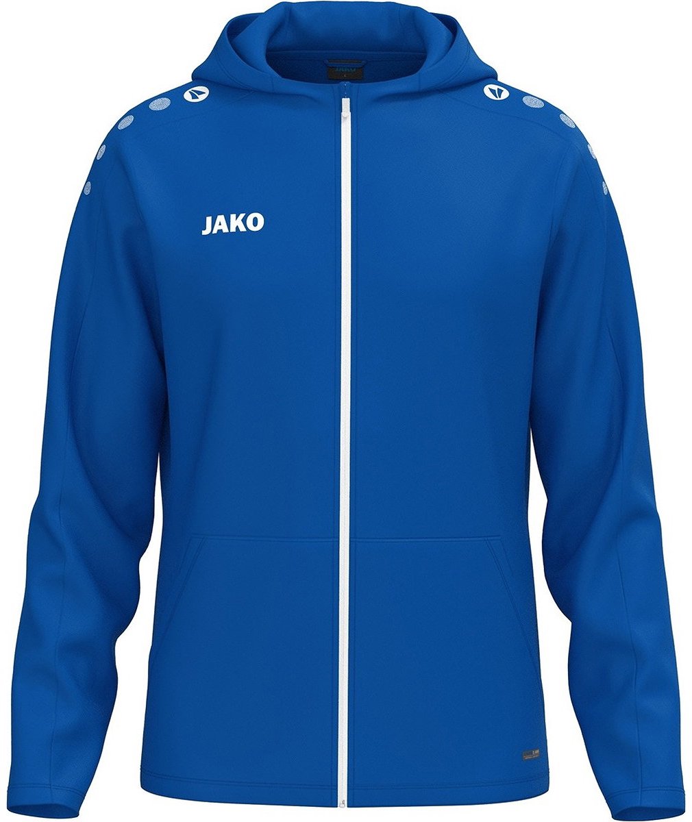 1010x1200-133 Jako One Jas Met Kap Heren - Royal | Maat: XXL - Afbeelding 1