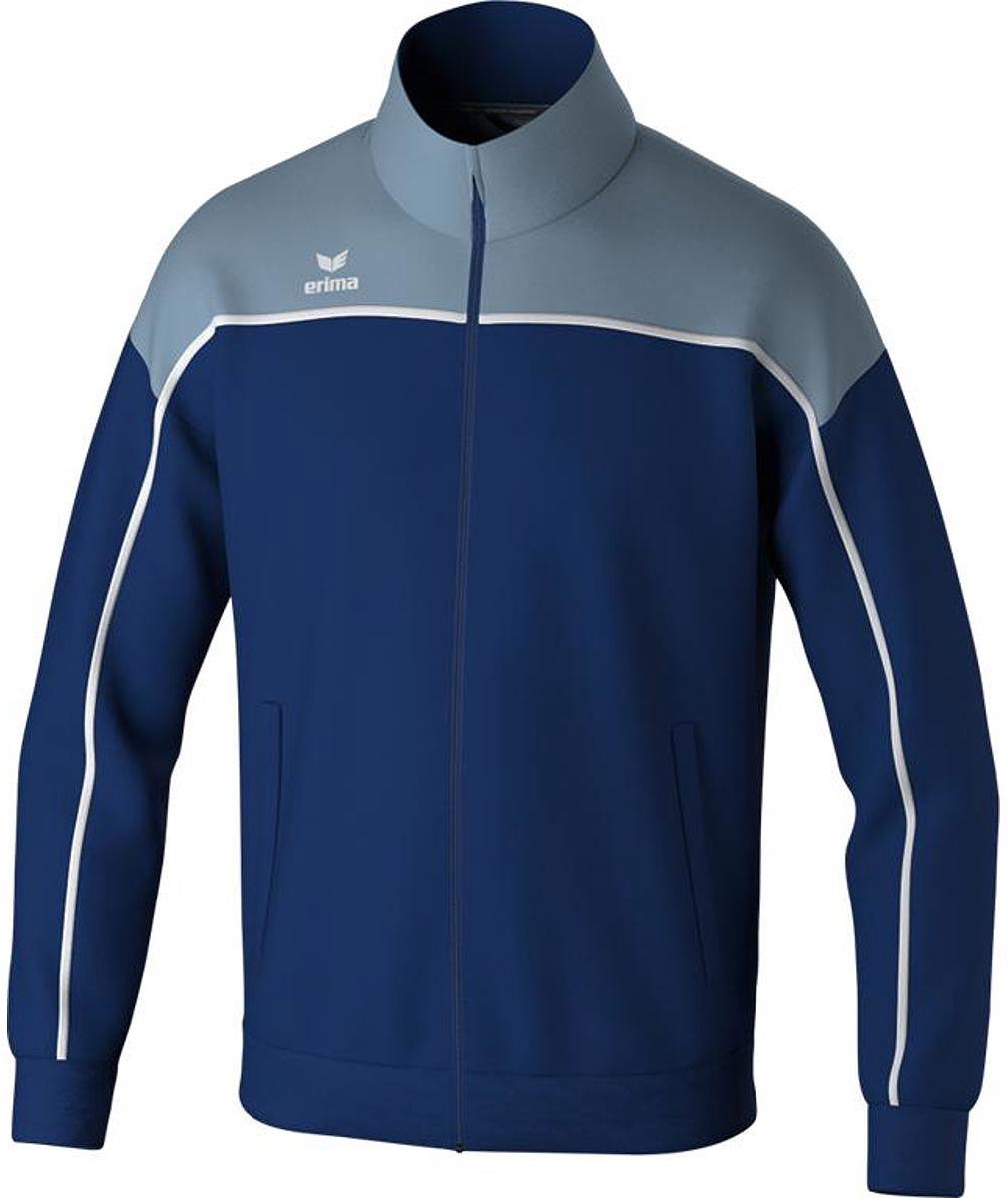 1010x1200-173 Erima Change Trainingsjack Kinderen - Marine / New Navy / Wit | Maat: 152 - Afbeelding 1