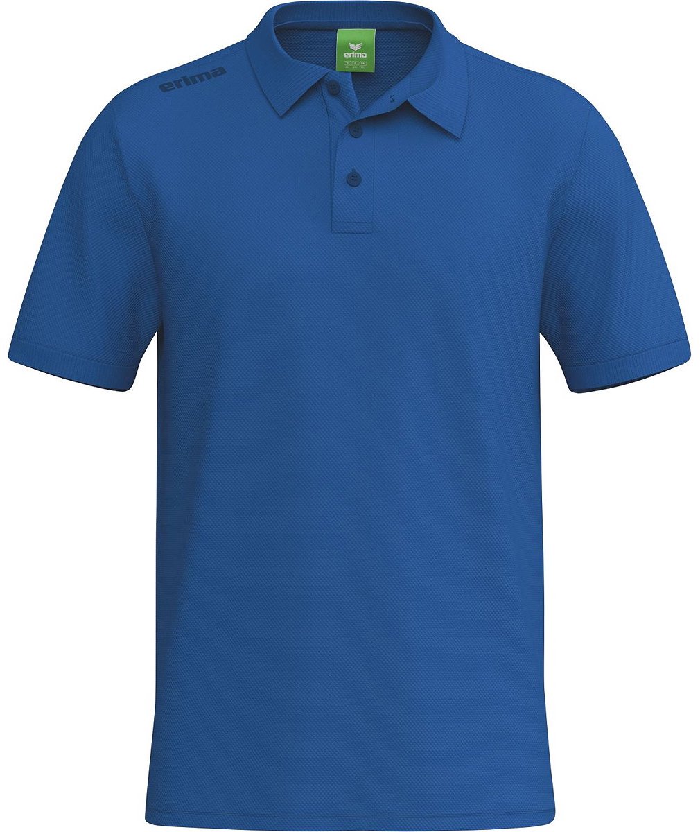 1010x1200-226 Erima Ts Polo Heren - New Royal | Maat: 3XL - Afbeelding 1