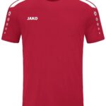 JAKO Shirt Power Korte Mouw Kind Rood Maat 128