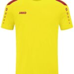 Jako Power Shirt Korte Mouw Heren - Geel / Rood | Maat: XXL