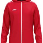 Jako One Jas Met Kap Kinderen - Rood | Maat: 116
