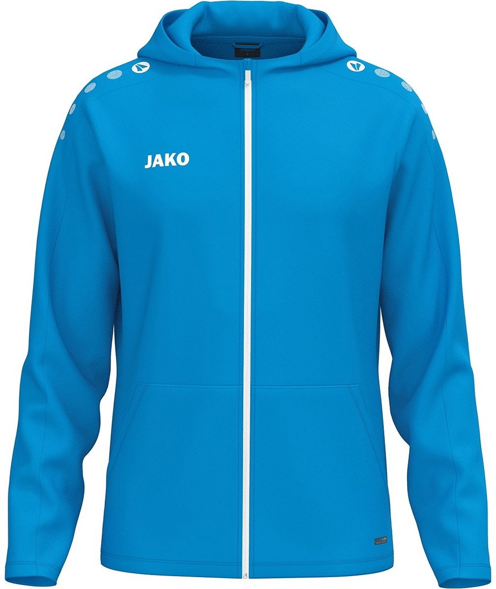 1010x1200-36 Jako One Jas Met Kap Kinderen - Jako Blauw | Maat: 152 - Afbeelding 1