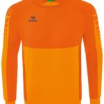 Erima Six Wings Sweatshirt Kinderen - New Orange / Oranje | Maat: 128