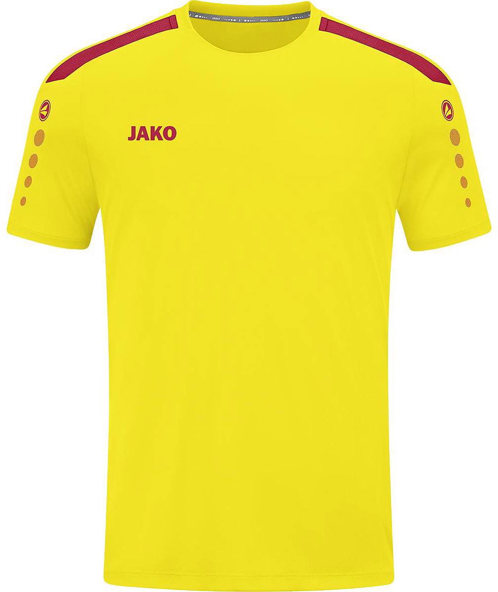 1010x1200-76 Jako Power Shirt Korte Mouw Kinderen - Geel / Rood | Maat: 152 - Afbeelding 1