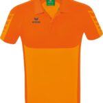 Erima Six Wings Polo Heren - New Orange / Oranje | Maat: 3XL