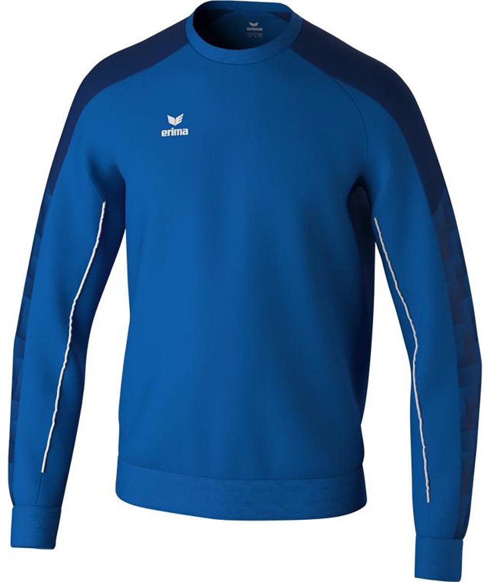1010x1200-98 Erima Evo Star Sweatshirt Heren - Royal / Marine | Maat: M - Afbeelding 1